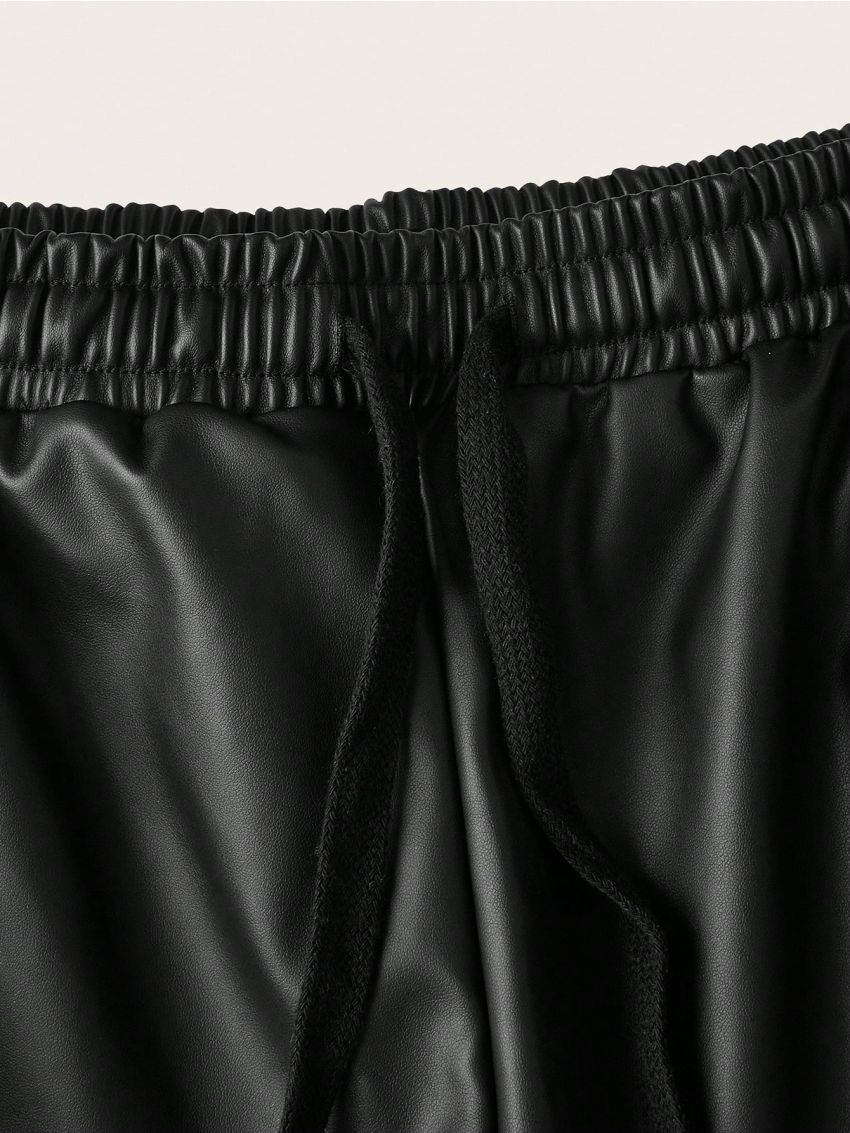 SHEIN CURVE+ Plus Size Women'S Cargo Elastic Waistband Cuffed Pants