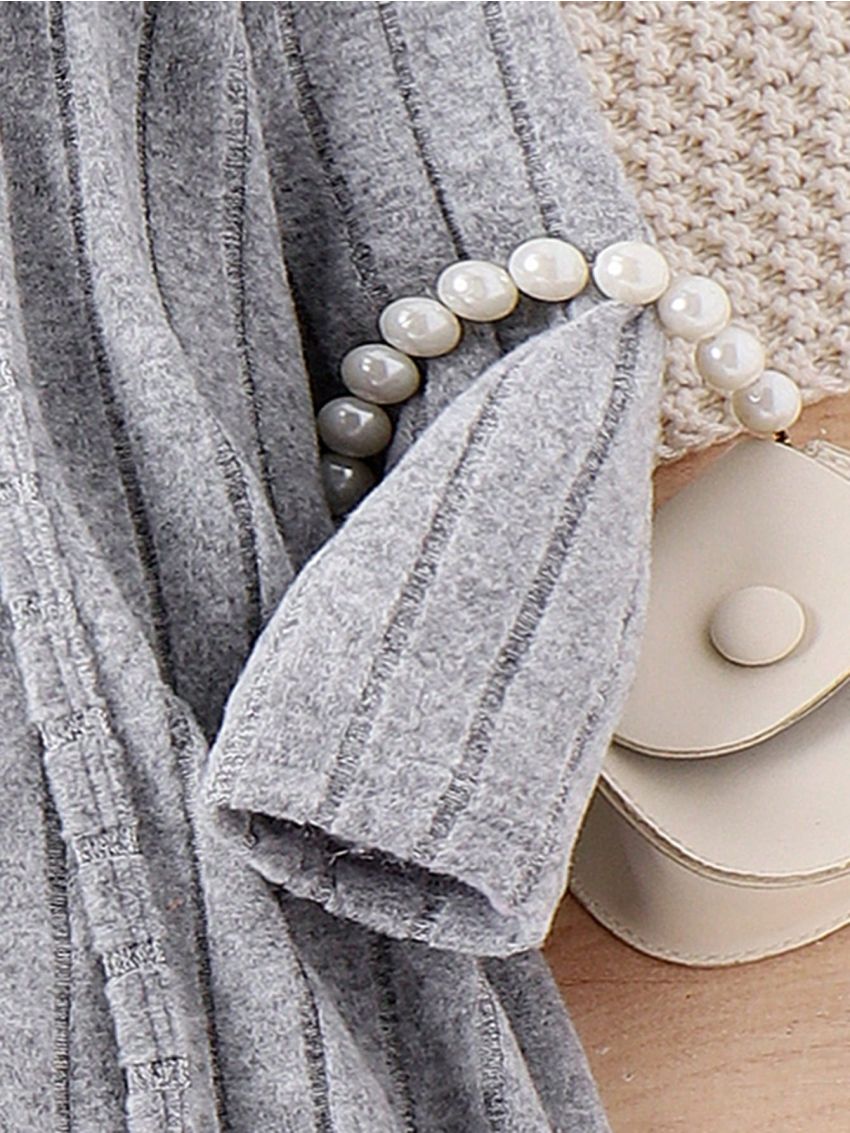 Toddler Girls' Ribbed Knit Jumpsuit With Vest And Cardigan Two Piece Set