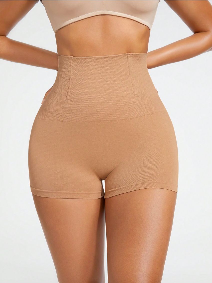 SHEIN SHAPE Women's Solid Color High Waisted Body Shaping Underwear Bottom