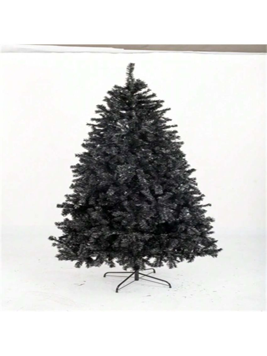 6ft 1600 Branches PVC Christmas Tree Black