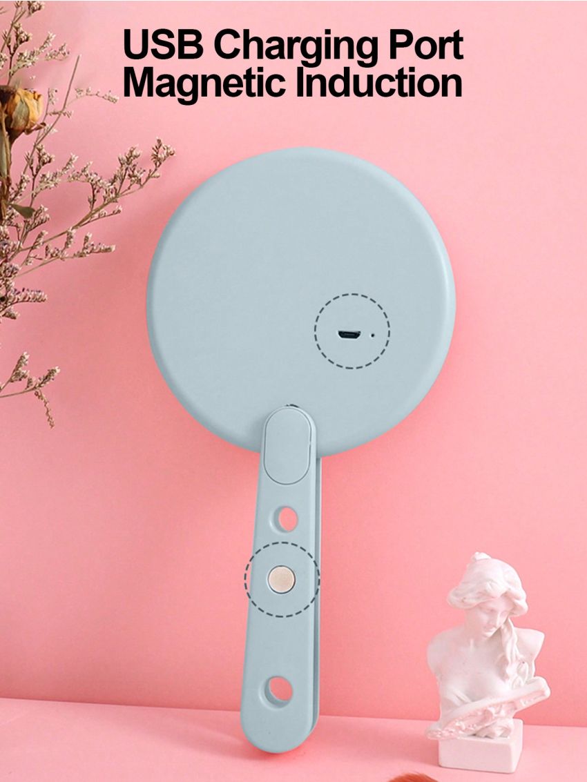 L185 Grey Foldable Led Makeup Mirror