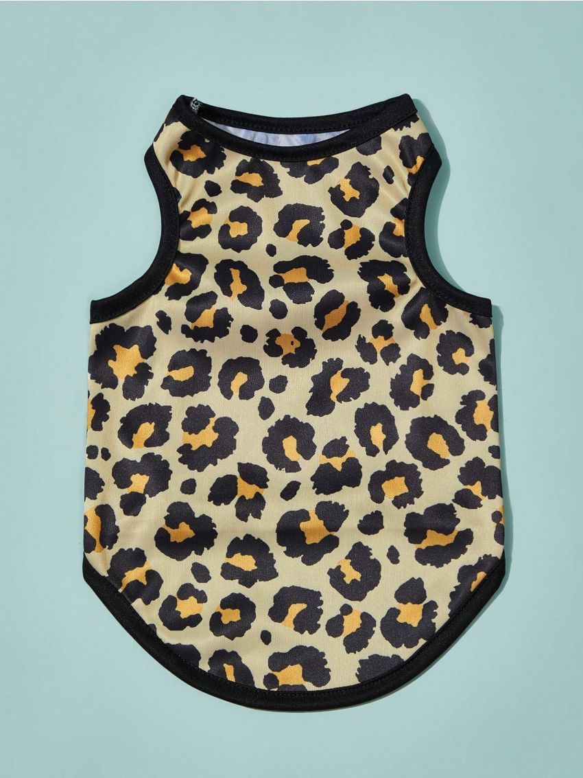 PETSIN Petsin Leopard Printed Pet Vest For Cats And Dogs