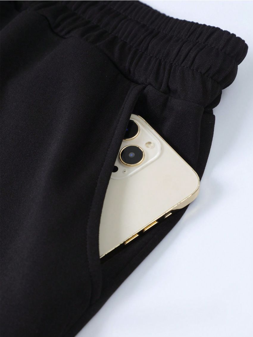 Daily&Casual Men's Color-block Raglan Sleeve Sports Suit