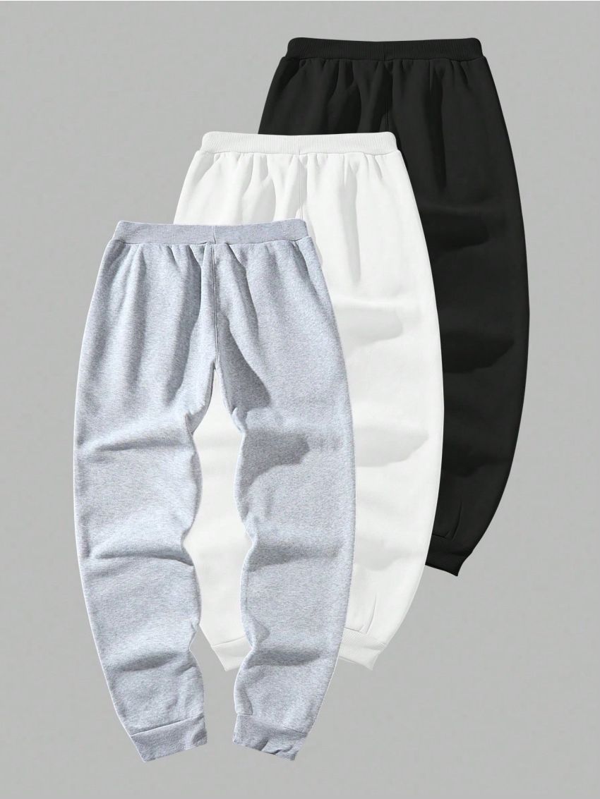 Manfinity Hypemode Men's Letter Printed Plus Size Sweatpants