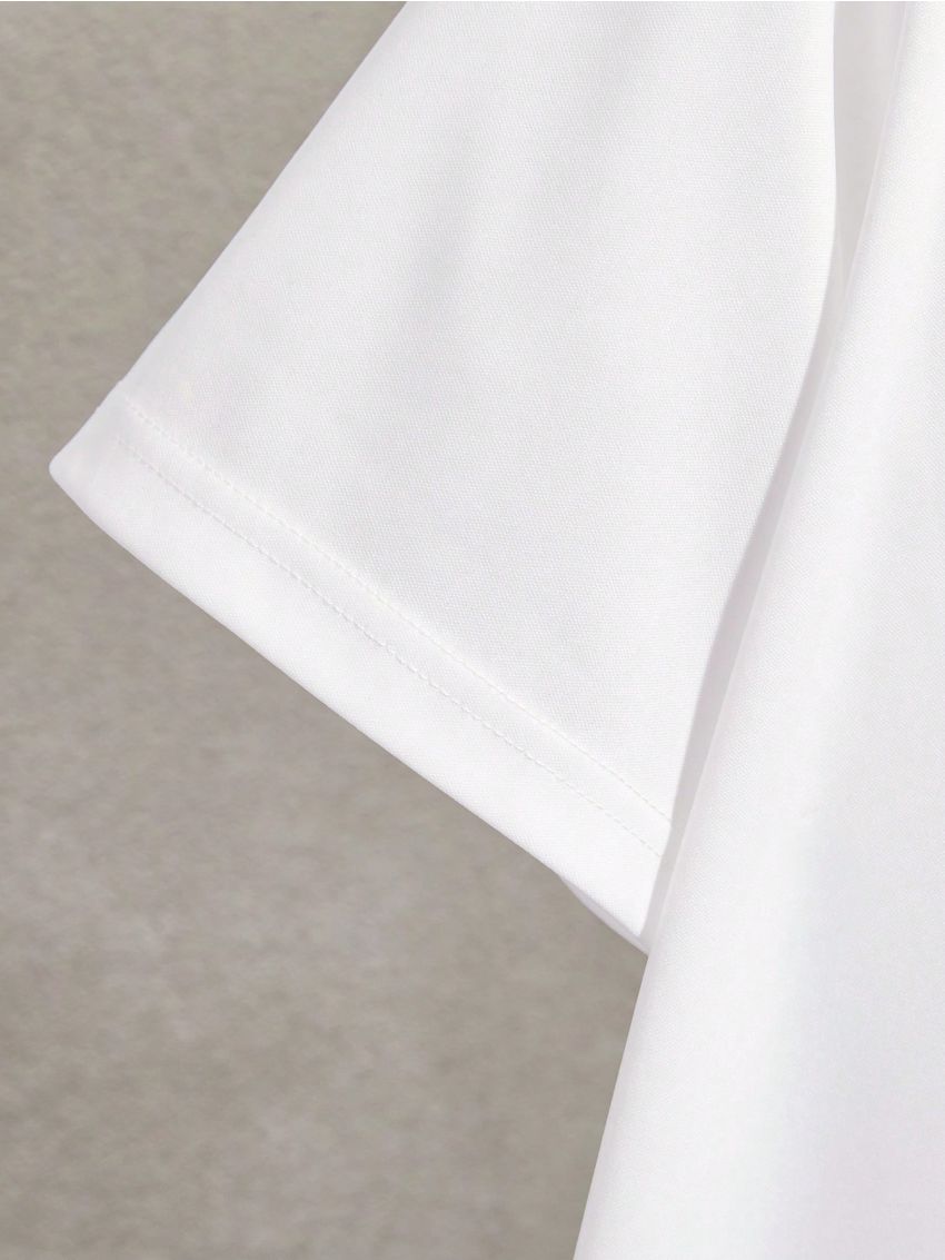 Men'S Coconut Tree Print Short Sleeve Set