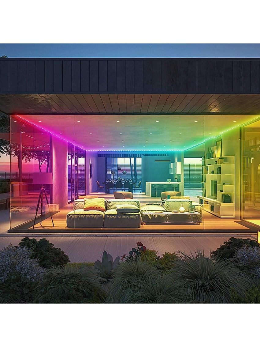 DAYBETTER Led Strip Lights 400ft (4 Rolls of 100ft) Ultra Long Smart Light Strips with App Voice Control Remote, 5050 RGB Music Sync Color Changing Lights for Bedroom, Kitchen, Party,Home Decoration