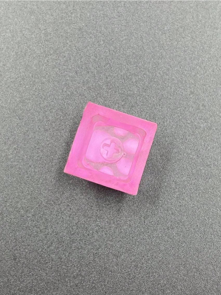1pc Cute Translucent Anti-scratch Abs Resin Cat Claw Keycap For Mechanical Keyboard