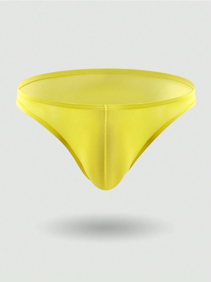 Men's Solid Color Low Waist Triangle Underwear