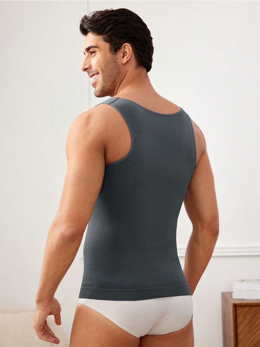 Men's Slim Fit Round Neck Vest