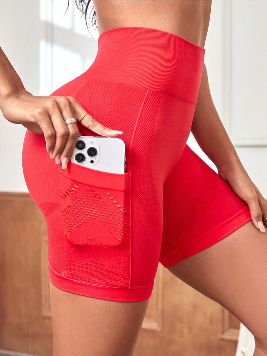 Seamless Breathable Quick-Drying Sports Shorts