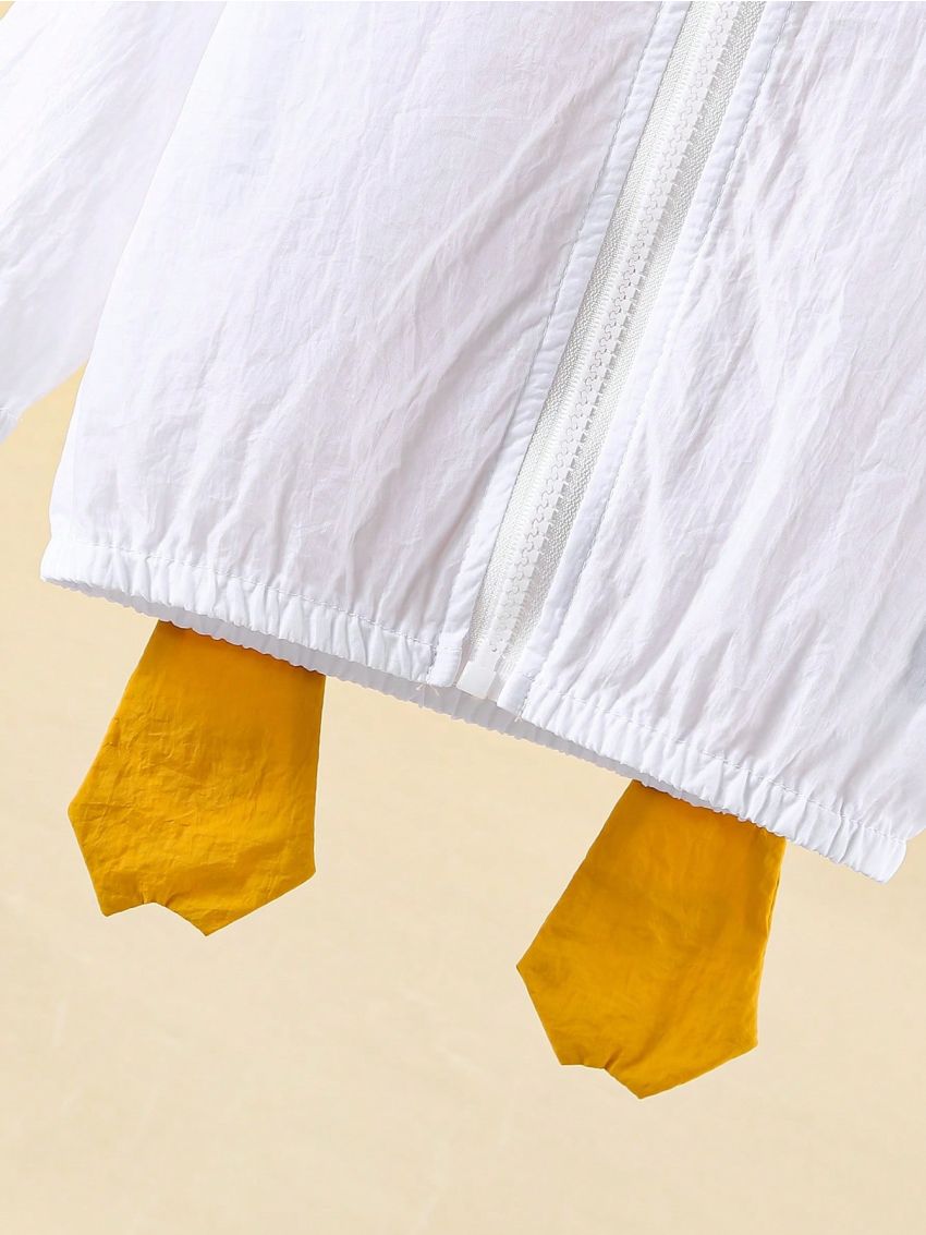 Baby Boys' Solid Color Hooded Sun Protection Jacket