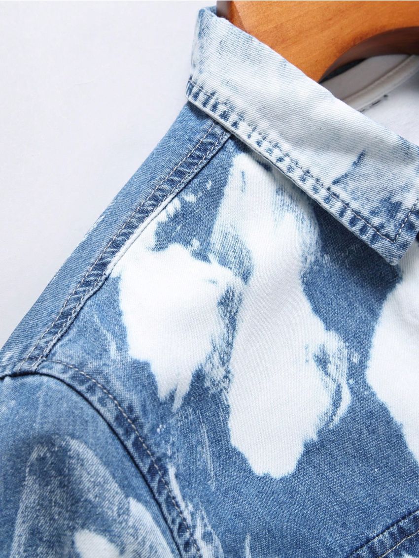 Manfinity Hypemode Men's Washed Denim Shirt