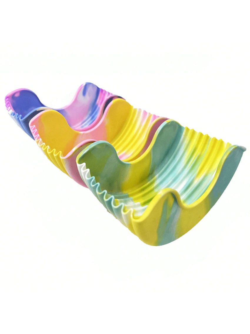 1pc Silicone Hamburger Clip, Touch-free Anti-shed, Hamburger Holder Hamburger Box Tray Retractable Burger Stand For RV Travel