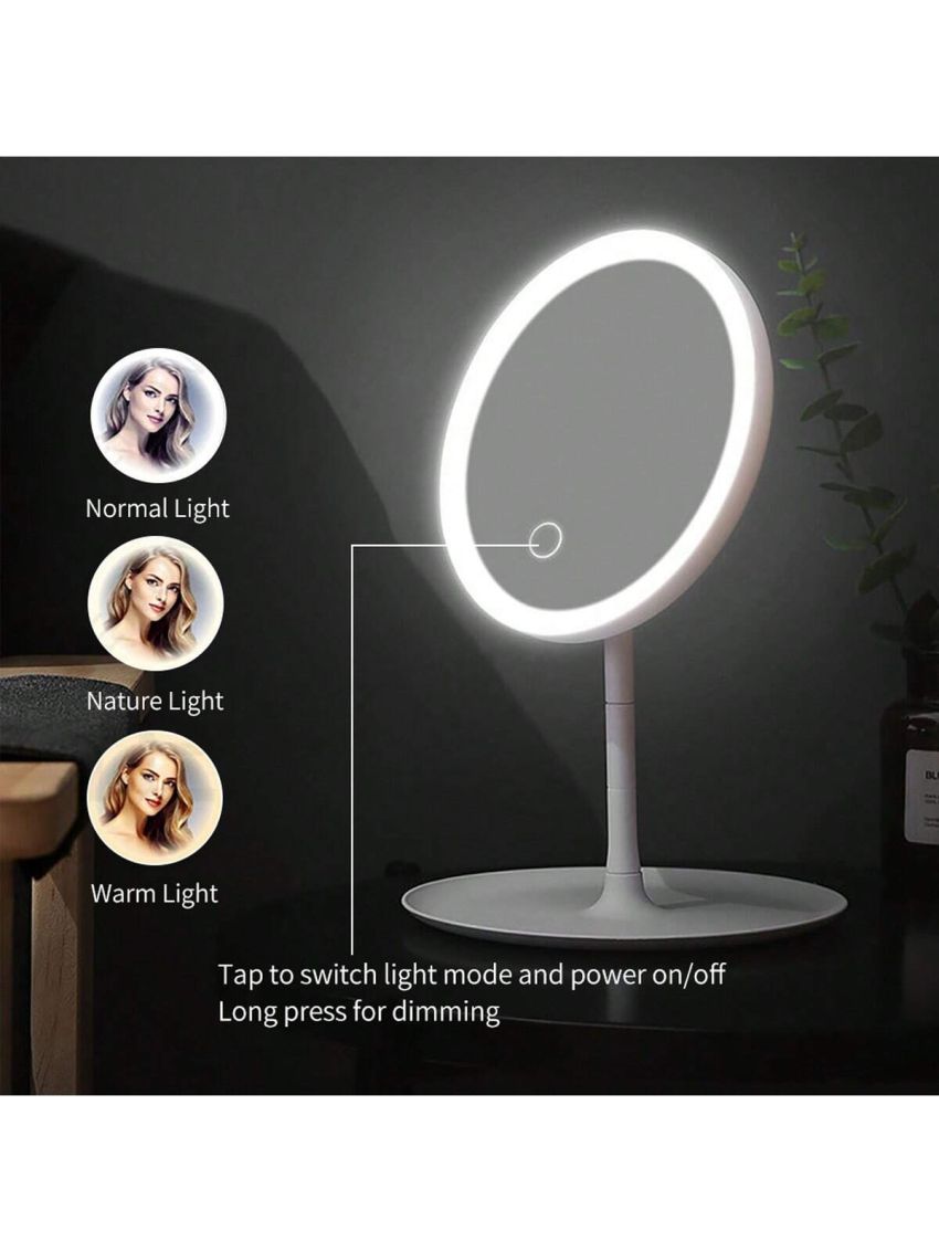 L197 White 5x Magnification Makeup Mirror For Beauty