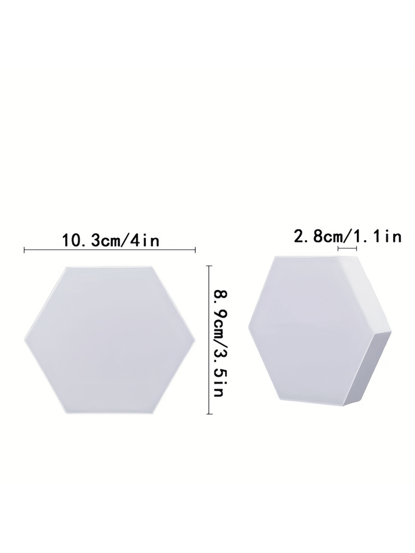 10pcs Hexagonal Lights, With Remote Control, Voice Control Lights, Smart DIY Hexagonal Wall Lights, Intelligent Application Control, ABS Material +PC Material, Double Control Hexagonal LED Lamp Wall Panel, Usb Power Supply, For Bedroom, Esports Room