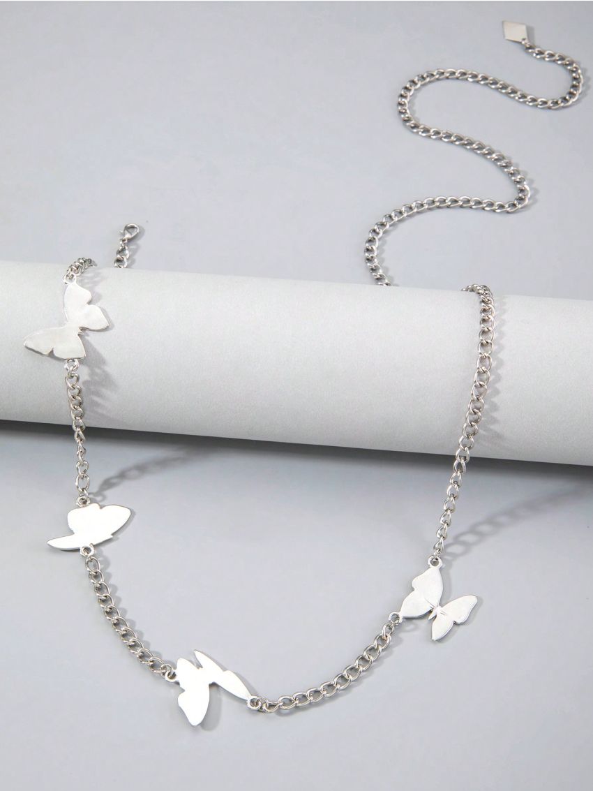 Fairycore 1pc Butterfly Shaped Waist Chain With Multiple Styles For Women, Party Gift