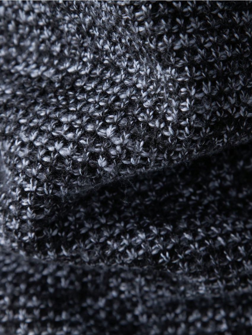 Men's Stand Collar Zipper Front Cardigan With Plush Lining