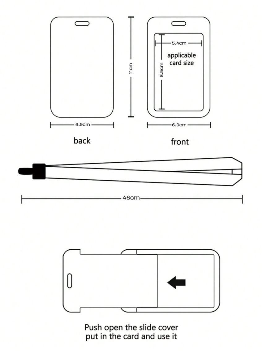 Maria Clara Maia Creative Sun Printed Card Holder