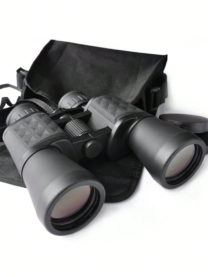 HD Waterproof 10-22x50 Zoom Binoculars BAK-7 Porro Prism Wide Angle Compact Telescope Day Vision Black