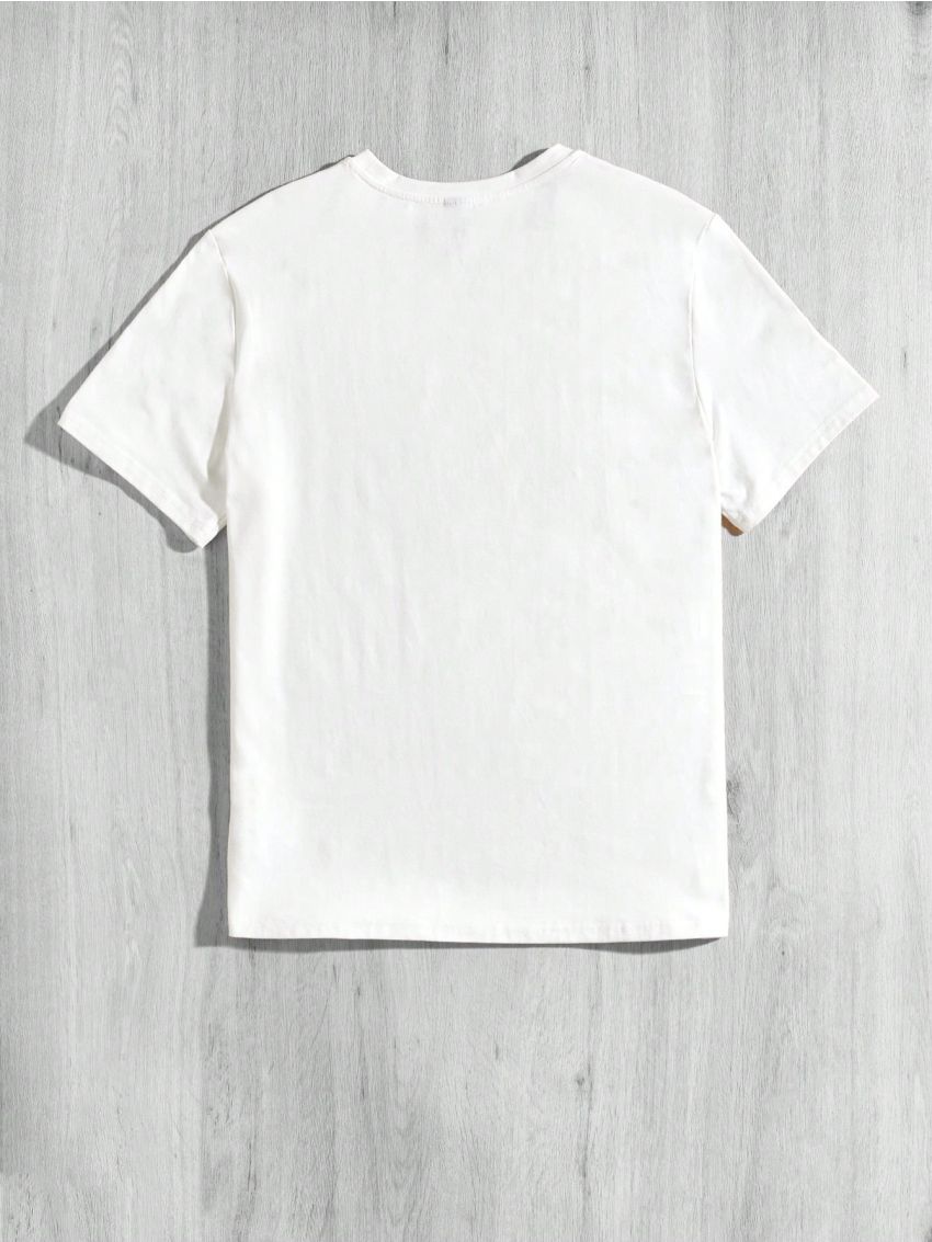 SHEIN Essnce Butterfly & Slogan Graphic Tee