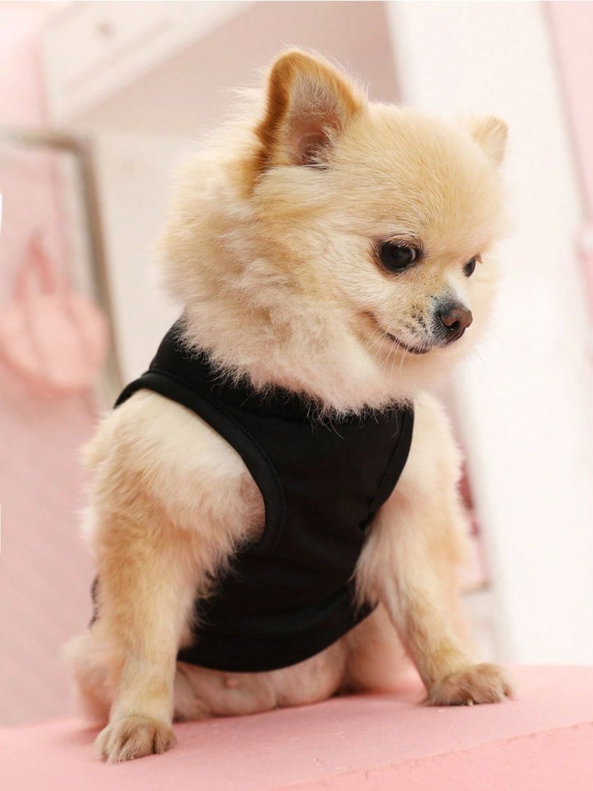 PETSIN 1pc Cartoon Printed Pet Vest (for Dogs/cats)