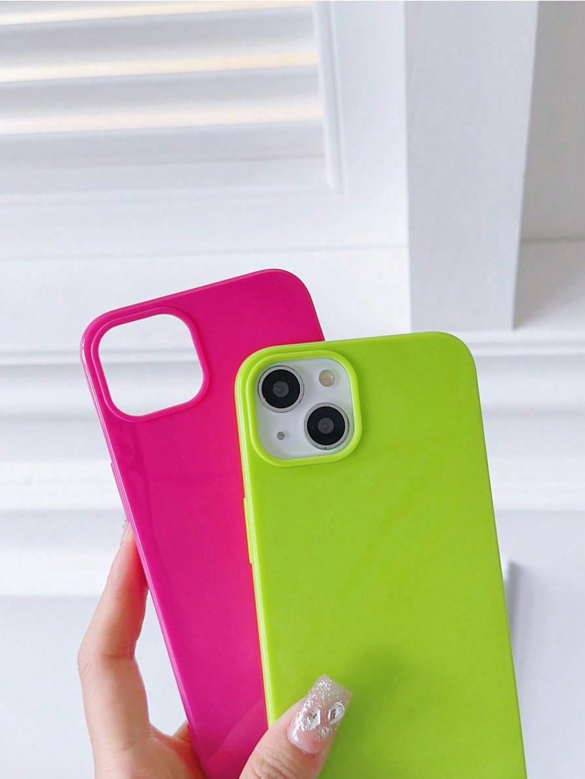 2pcs Plain Phone Case