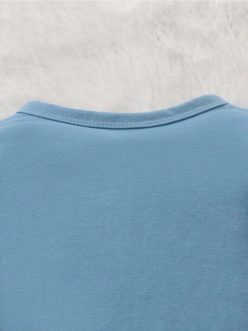 SHEIN 3pcs/Set Baby Boys' Long Sleeve Rompers With Footies