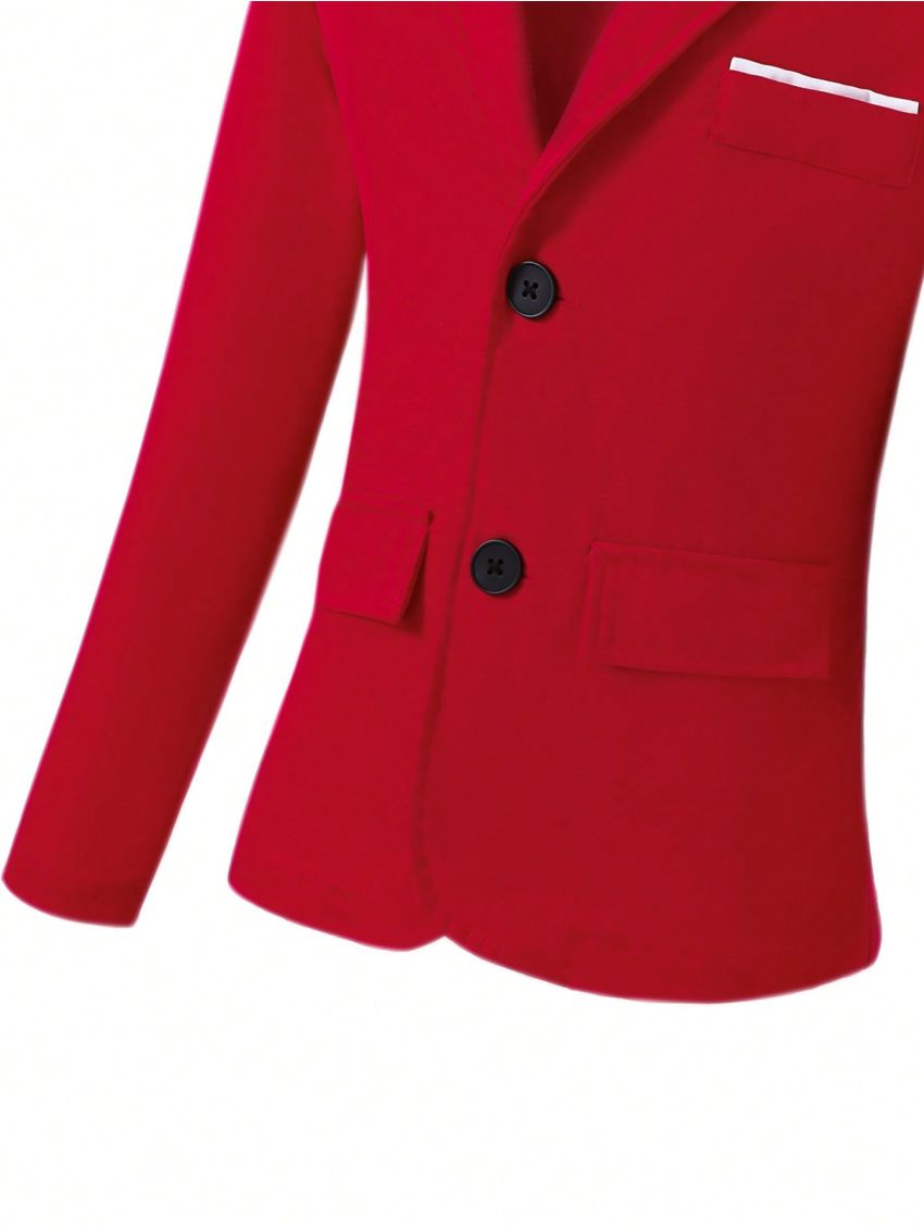 Boys' Solid Color Suit Trousers Gentleman Formal Wear