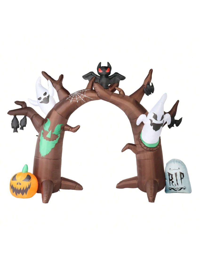 Halloween Inflatables Decoration, 10FT Height 10 Lights Inflatable Festive Arch Decoration