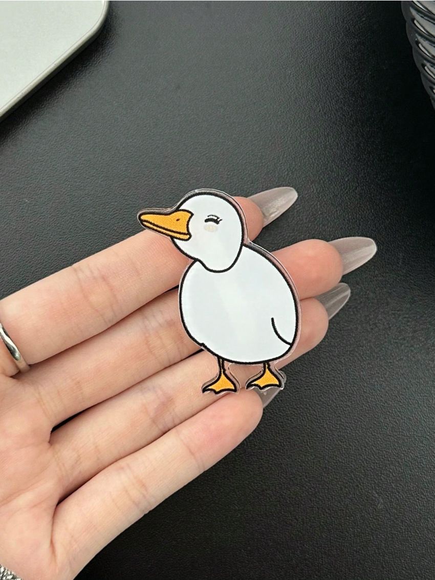 Nine Four Pop Cartoon Duck Shaped Women's Brooch