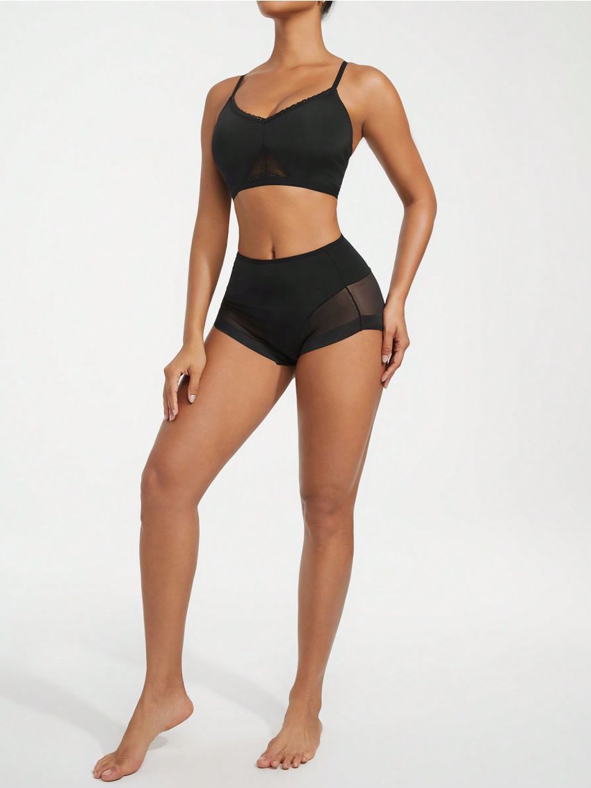 SHEIN SHAPE Women's Lace Patchwork Slimming Camisole