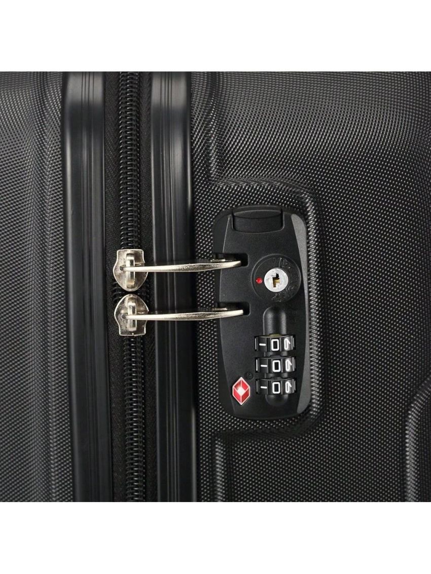 3 Piece Set Luggage Suitcase, Hard Shell Carry-On Luggage with TSA Lock, Multifunctional 3-in-1 Storage Suitcase for Traveling