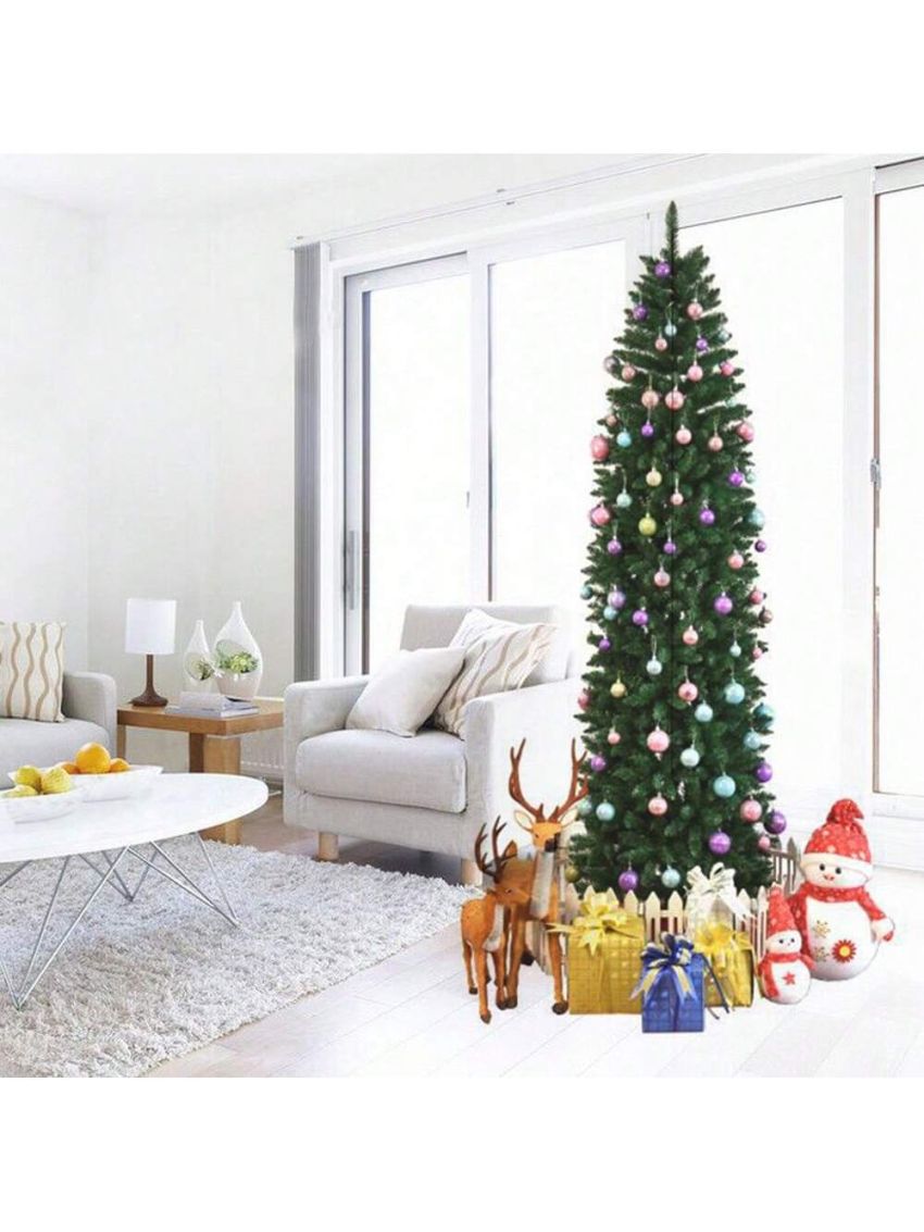 7.5ft Pointed PVC Pen Holder Christmas Tree