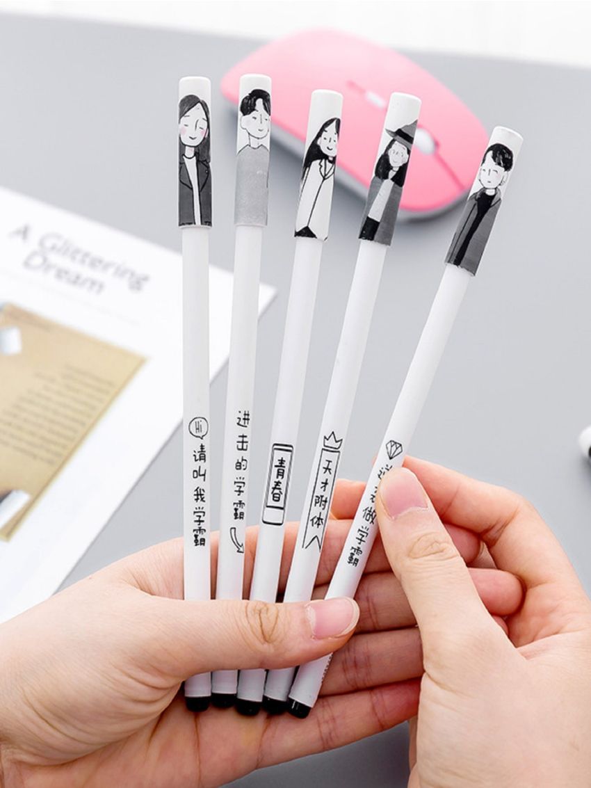 2pcs Chinese Character Random Gel Pen