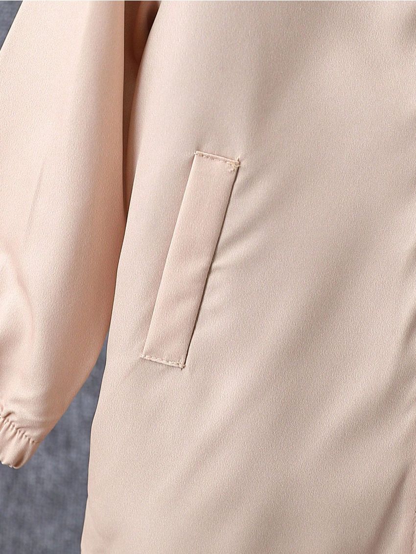 SHEIN Kids QTFun Boys' Printed Hooded Jacket (toddler)