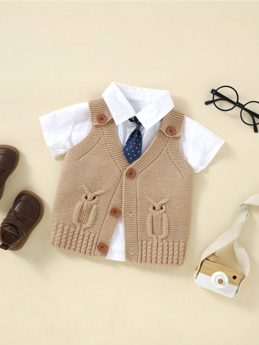 Baby Boys' Vest Cardigan