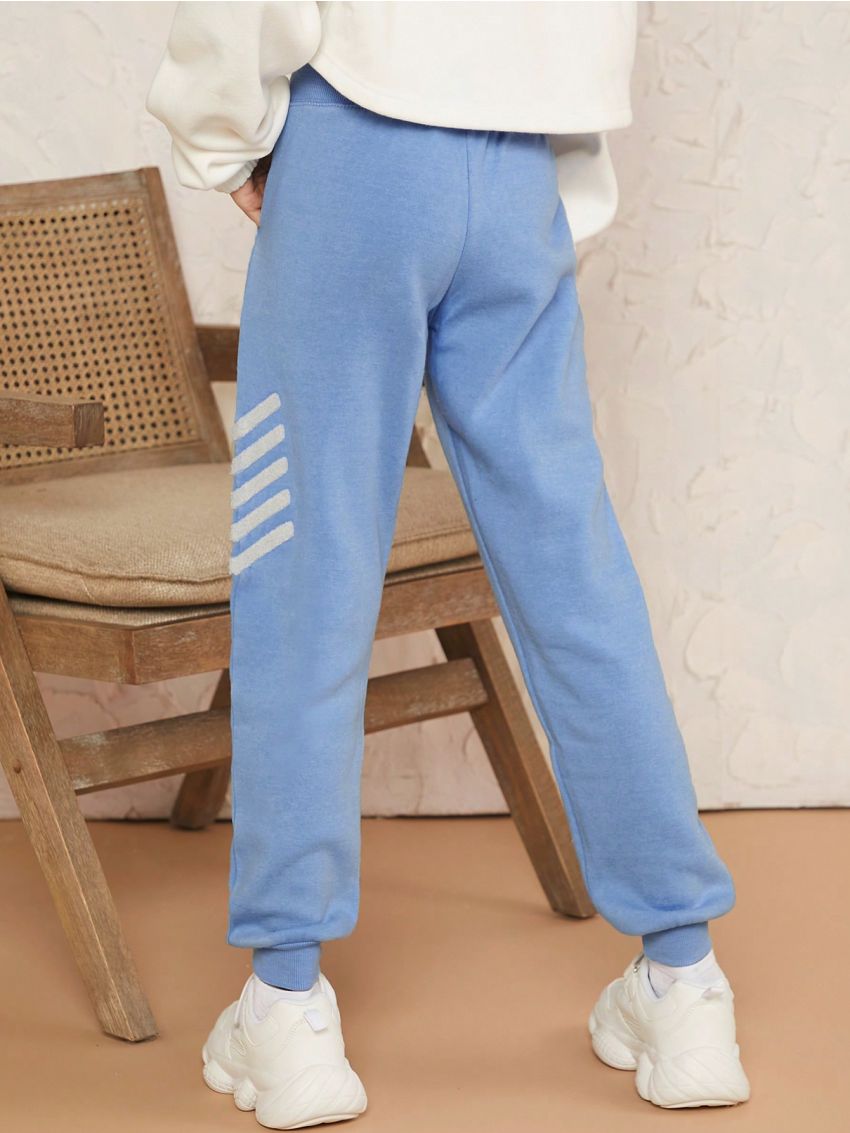 Tween Girls' Drawstring Waist Sweatpants With Pockets