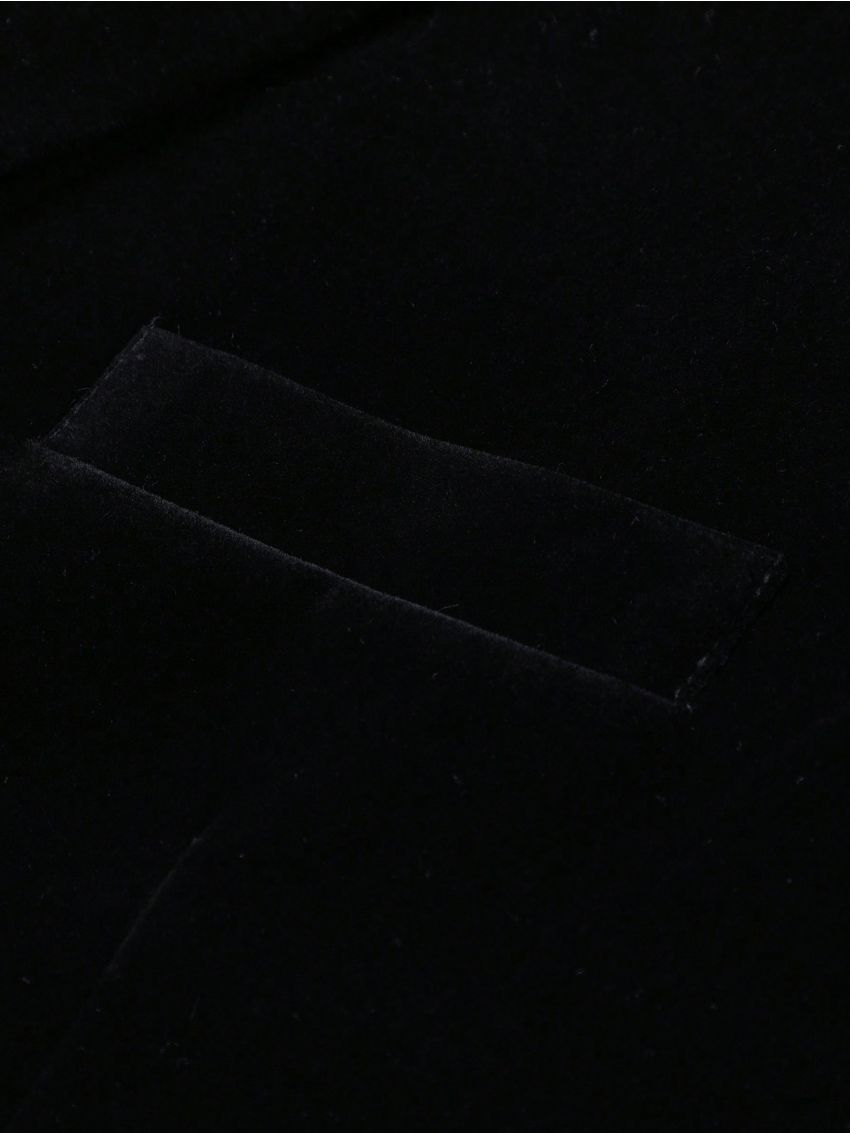 Manfinity Mode Men 1pc Velvet Blazer