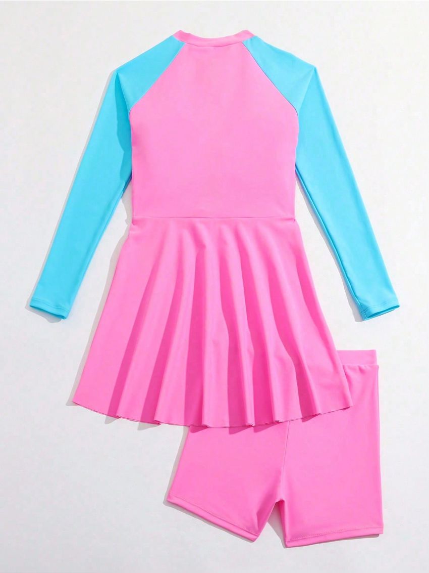 Tween Girls' Colorblock Bikini Set