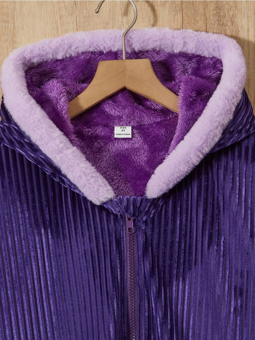 Teenage Girls' Long-sleeved Hooded Jacket