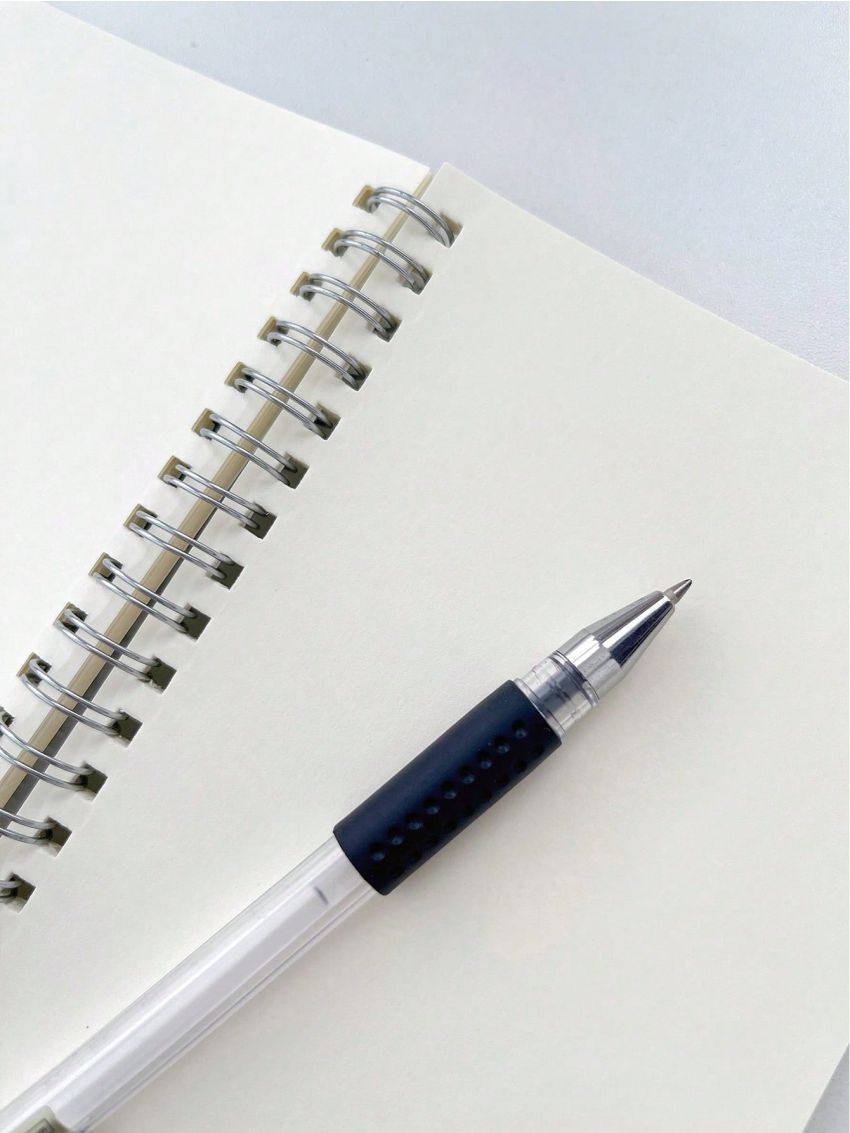 Ariqdhaksinargha Natural White Paper Notebook With Sun, Moon, And Stars Design