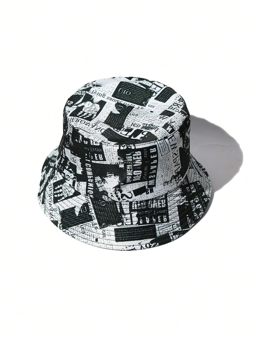 thegypsygoddess Street Style Personalized Printed Double-Sided Reversible Fisherman Hat