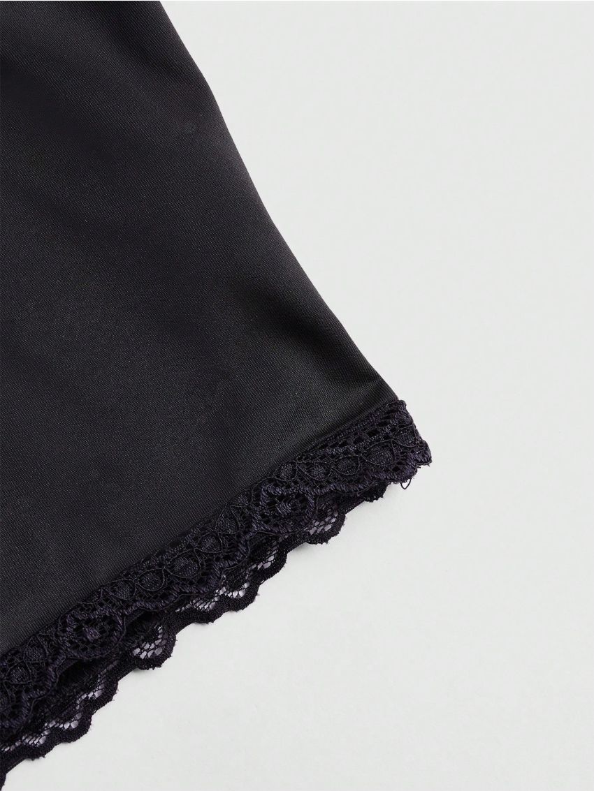 ROMWE Hippie Women's Floral Printed Patchwork Lace Tank Top