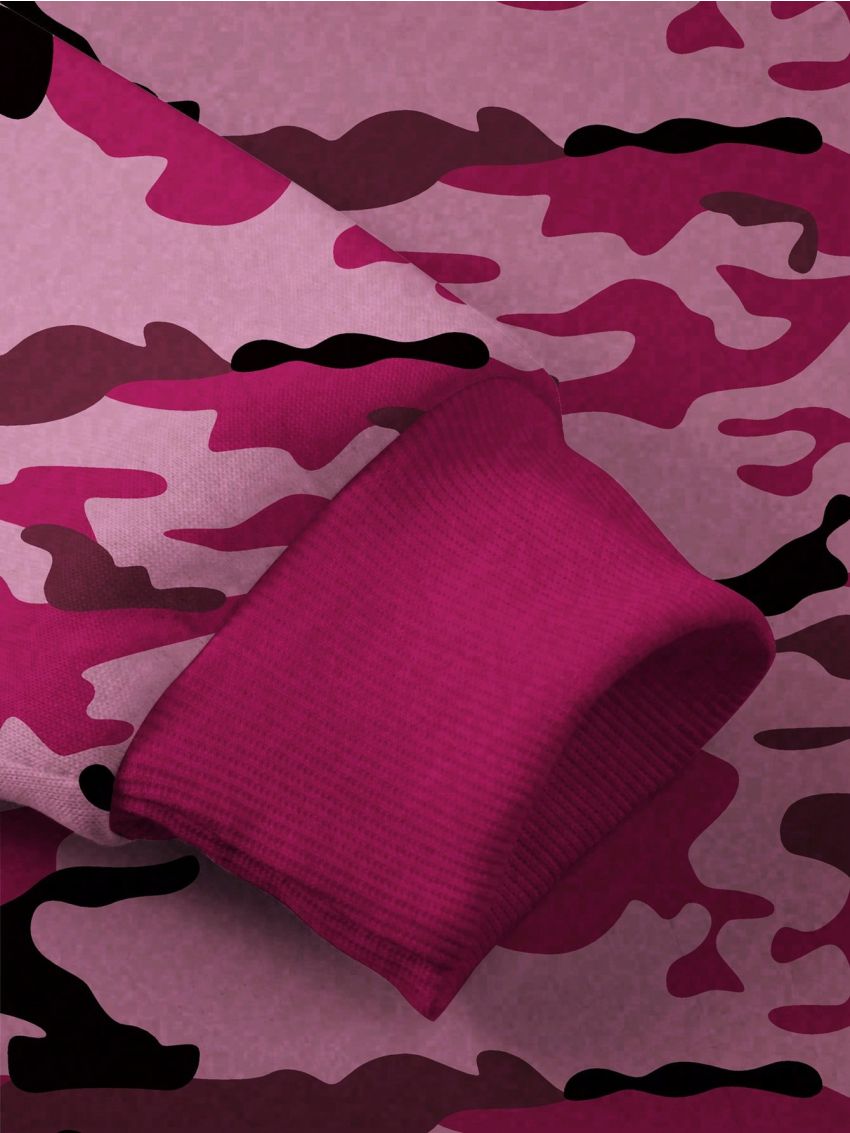 Manfinity Men's Camouflage Drawstring Hoodie