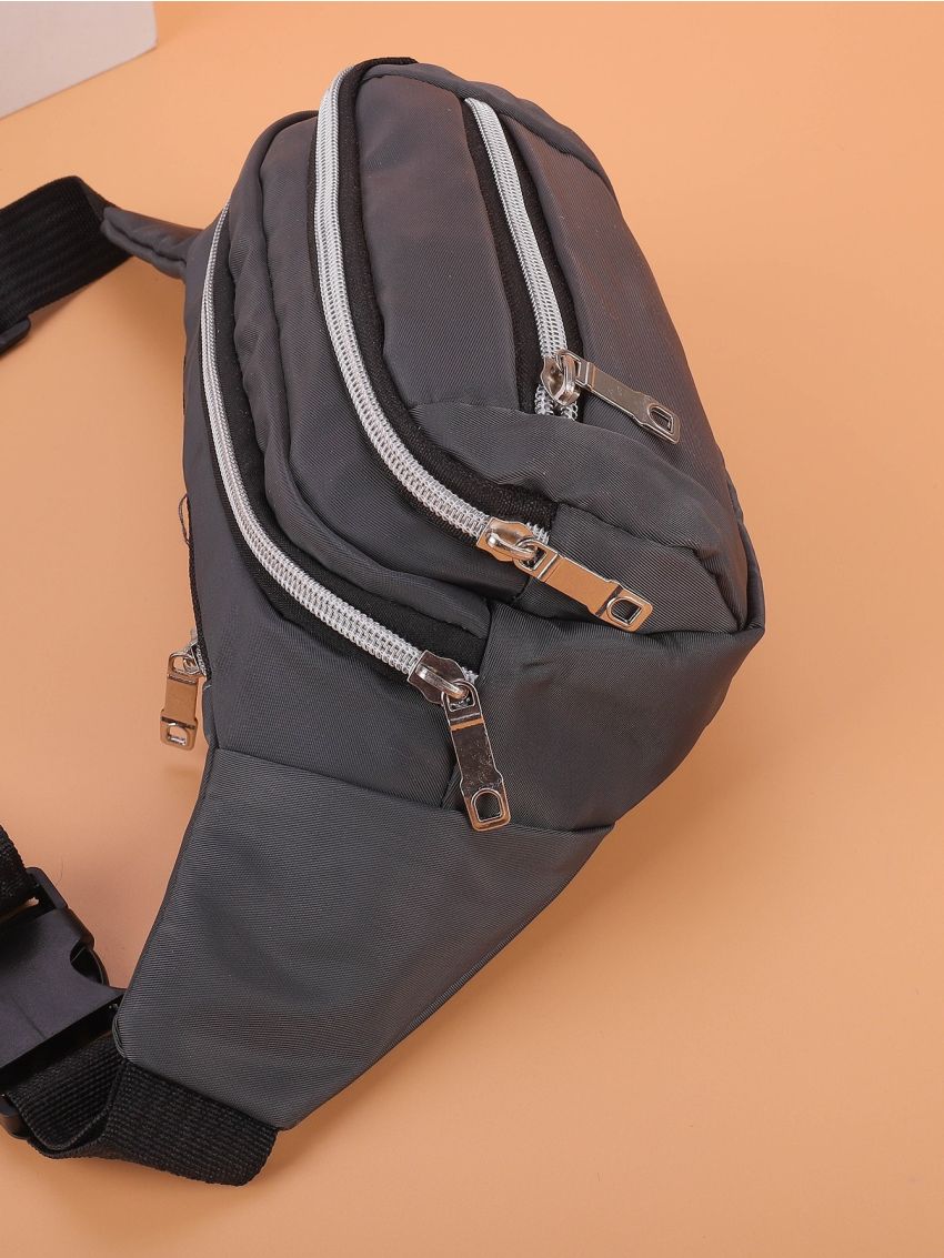 Large Capacity Multi-zip Fanny Pack