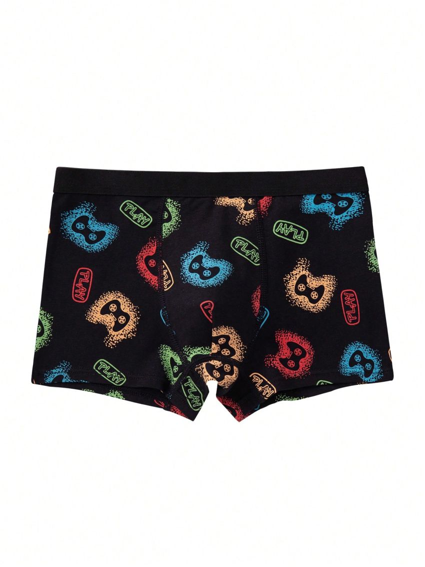 Tween Boy 5pack Gamepad Print Boxer Brief