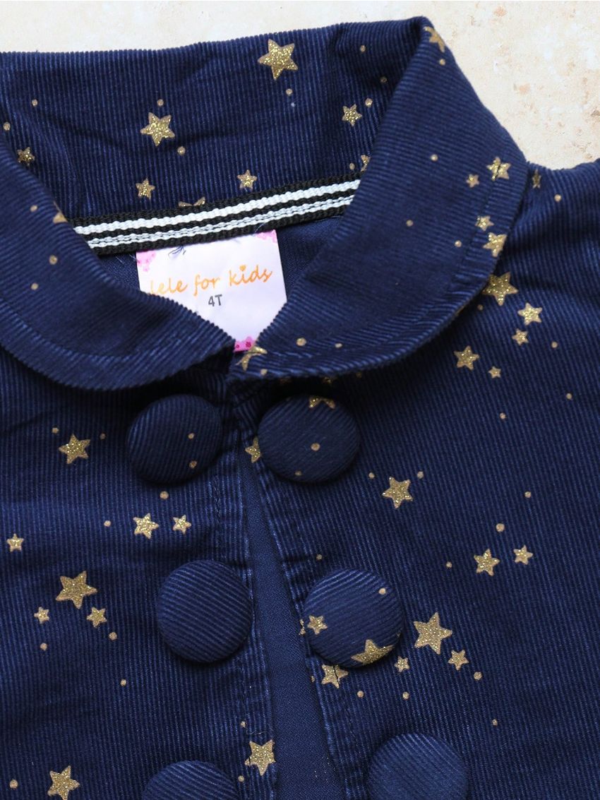 Girls' (little) Star Print Jacket