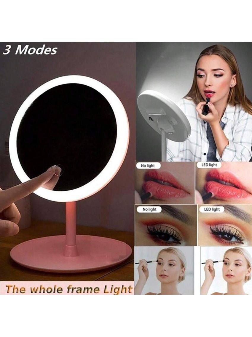 L120 Pink 5x Magnifying Makeup Mirror, Beauty Accessory