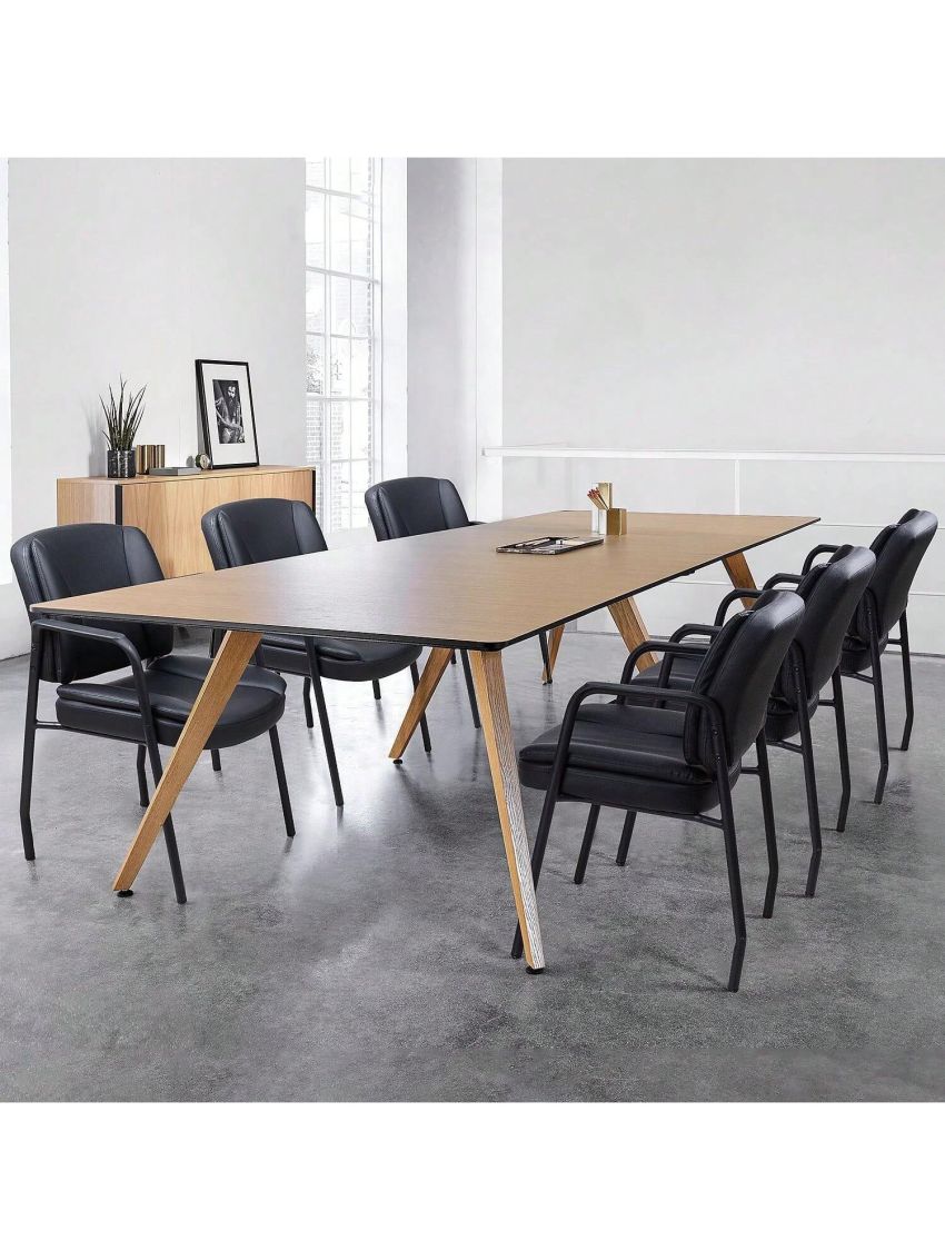 Furmax Office Reception Chairs Waiting Room Guest Chairs with Armrest Set of 2