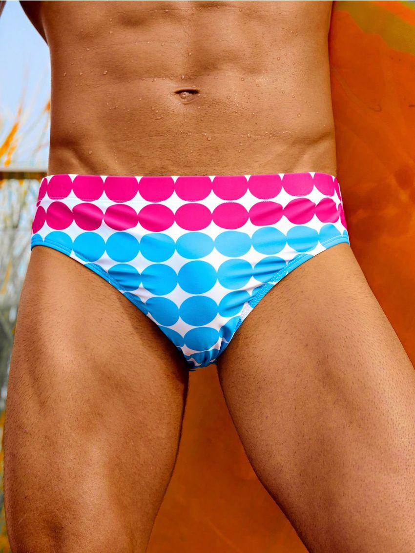 Men's Geometric Printed Swim Trunks